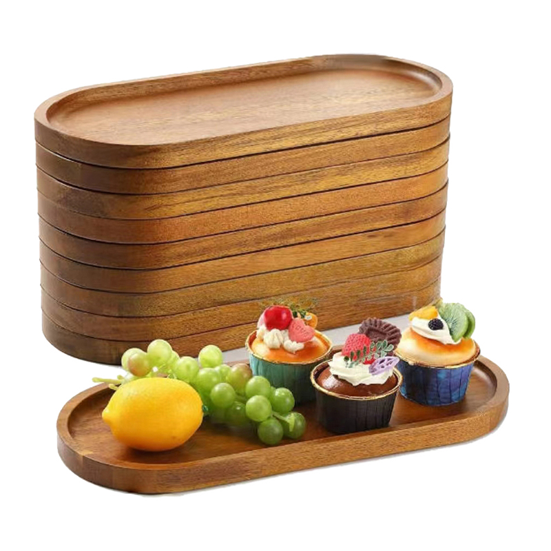 Japanese Snacks - Peralatan Makan Nampan Makanan Kayu Solid