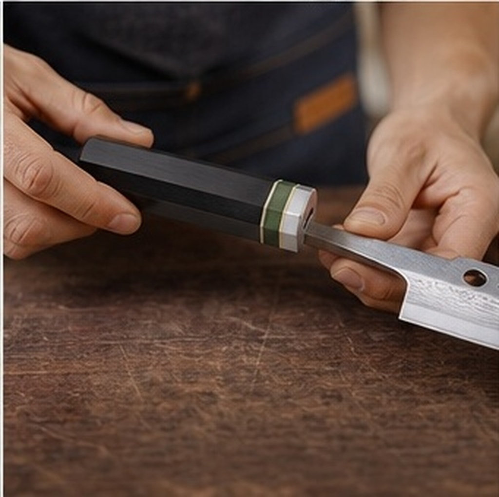 Japanese Knife - Pegangan Pisau Dapur Berbentuk Oktagonal dari