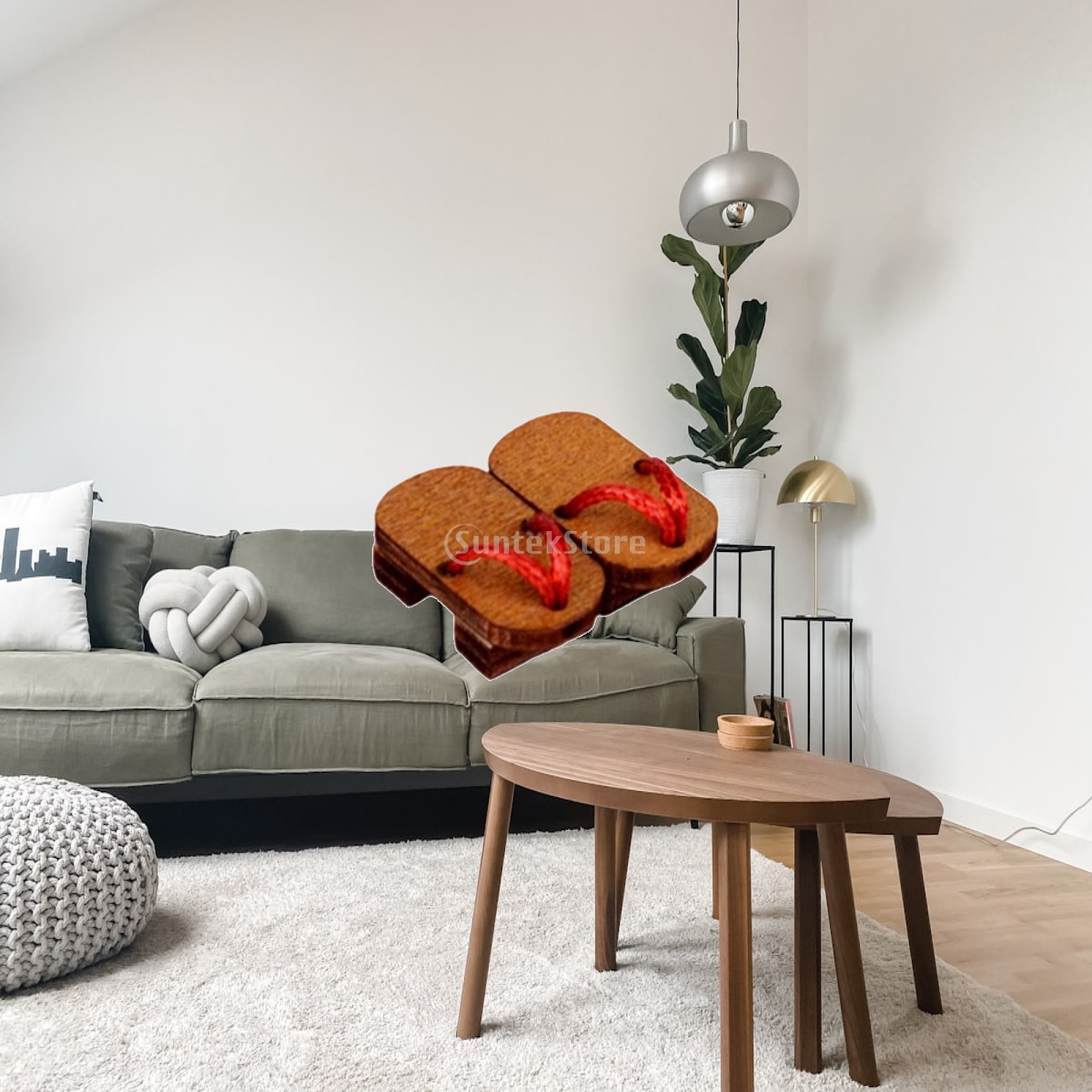 Geta Wooden Sandal - Sandal Geta Mini Kayu Buatan Tangan