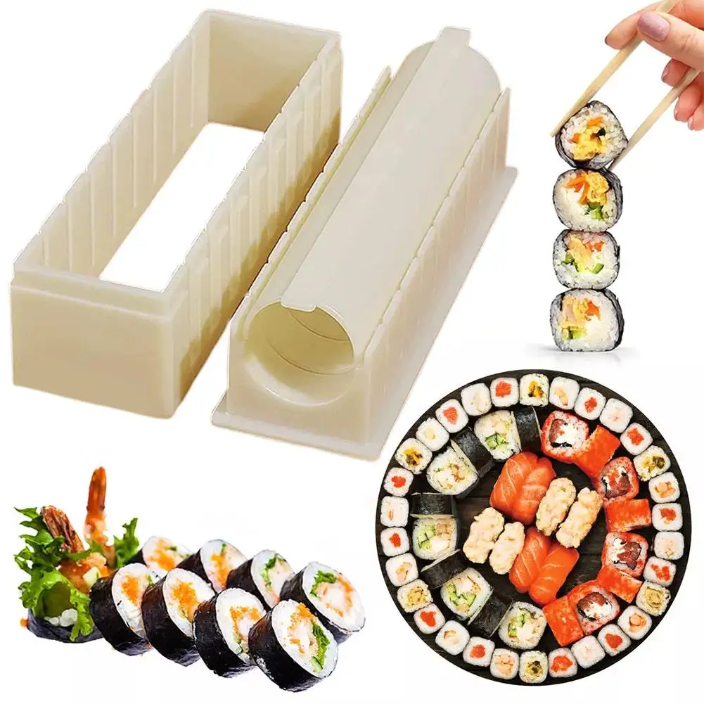 Sushi Making Kit - Set Peralatan Pembuat Sushi Plastik yang