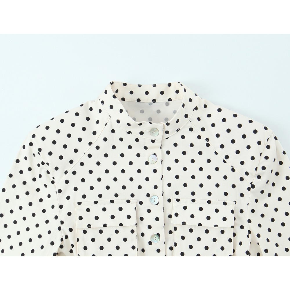 Setelan 2 Potong Motif Polkado - Matcha ulasan dan harga