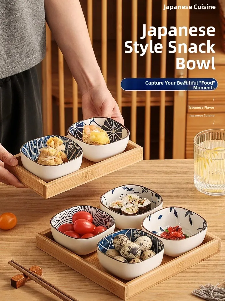 Piring Bumbu Keramik Gaya Jepa - Japanese Snacks ulasan dan harga