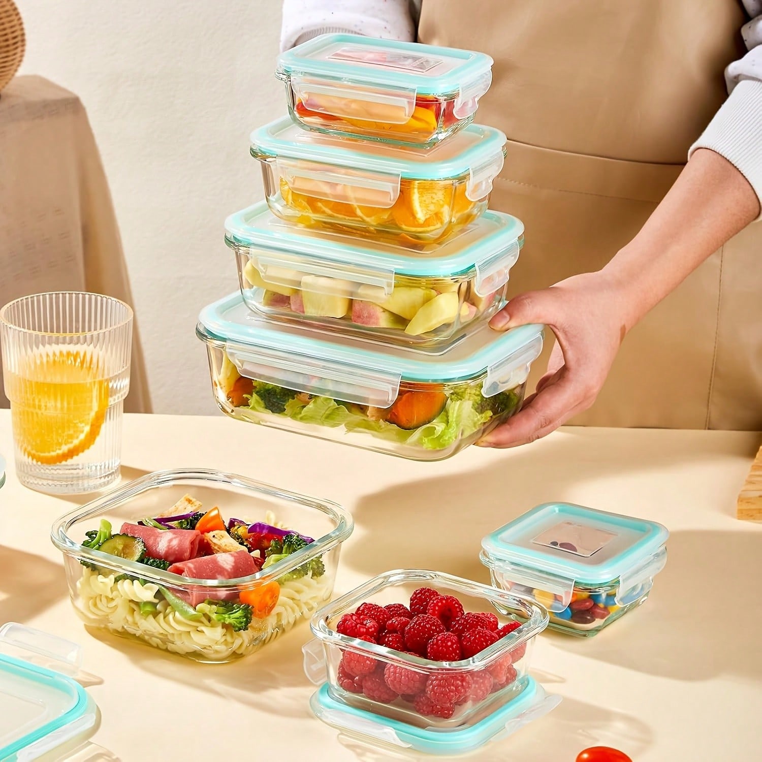 20 buah wadah penyimpanan maka - Bento Box ulasan dan harga
