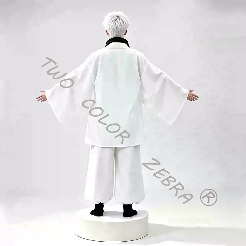 Kostum Cosplay Gojo Satoru dar - Japanese Fan ulasan dan harga