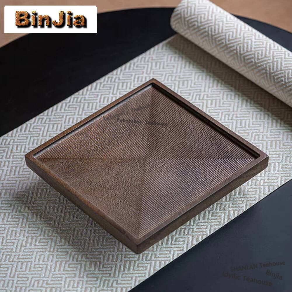 Piring kayu kenari persegi per - Japanese Snacks ulasan dan harga