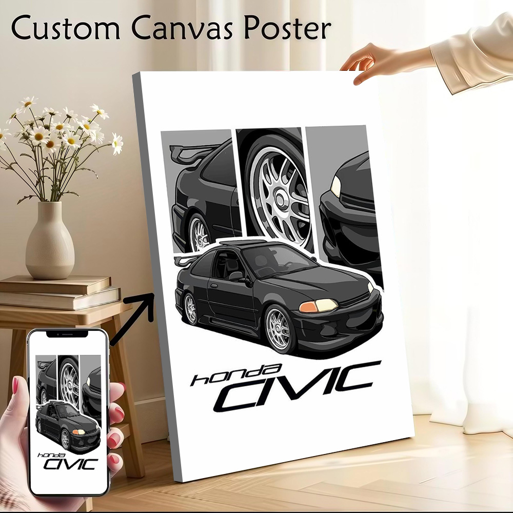 Poster Kanvas Mobil Jepang Civ - Japanese Fan ulasan dan harga