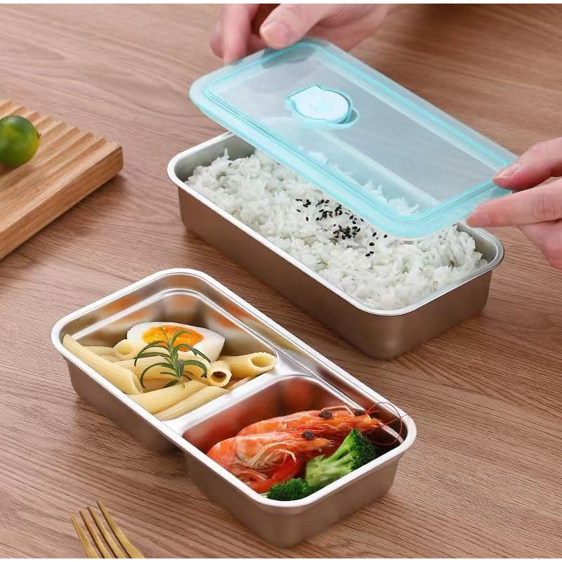 Kotak Penjaga Kesegaran Baja T - Bento Box ulasan dan harga