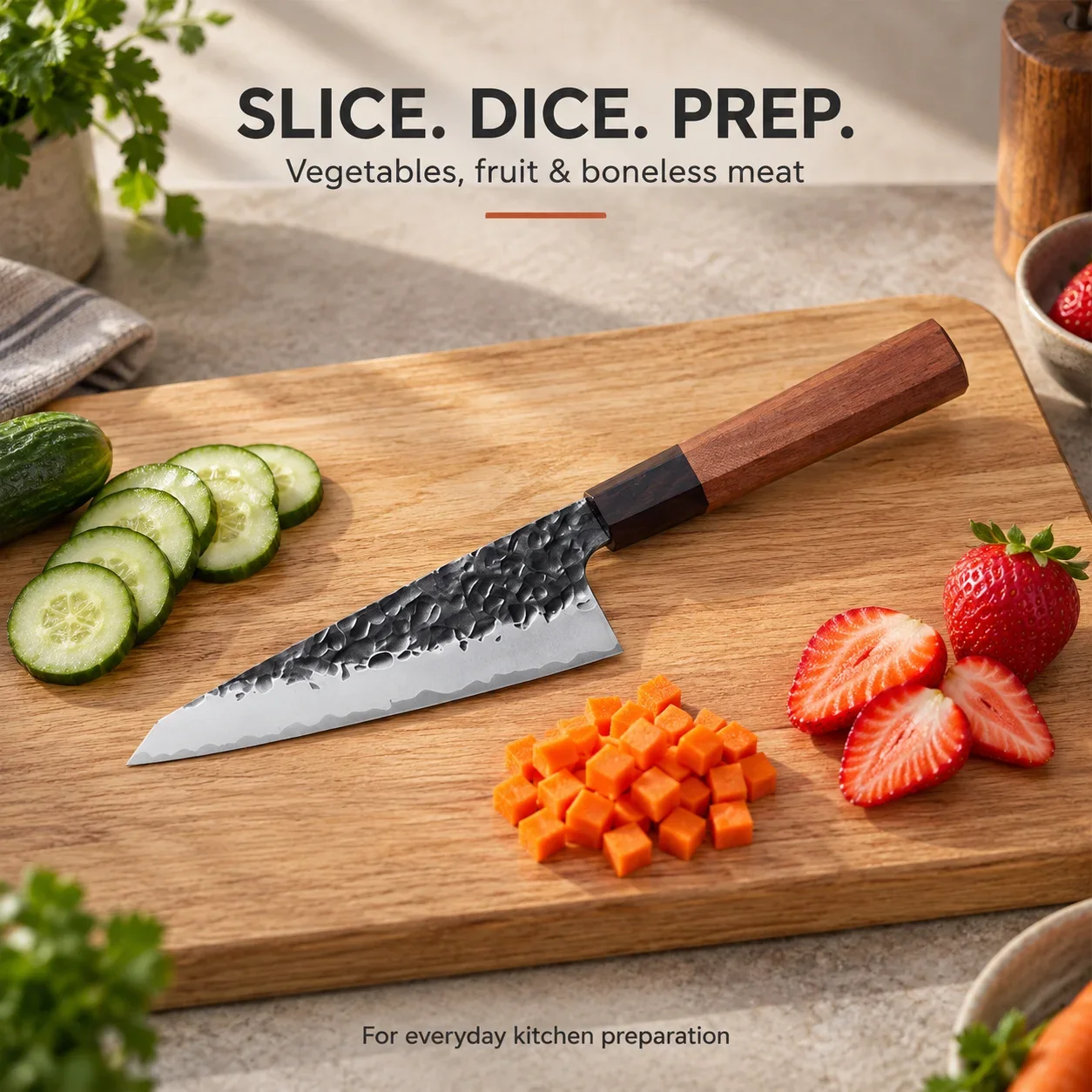 Pisau Koki Jepang Bunka Buatan - Japanese Knife ulasan dan harga
