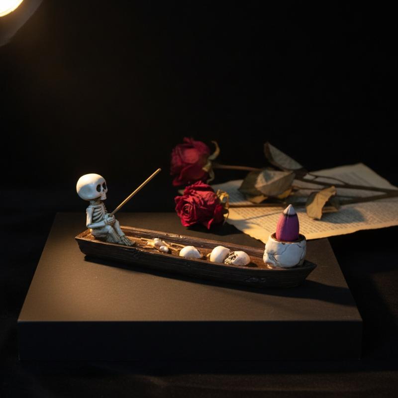 Tempat Bakar Dupa Bentuk Tengk - Incense Holder ulasan dan harga